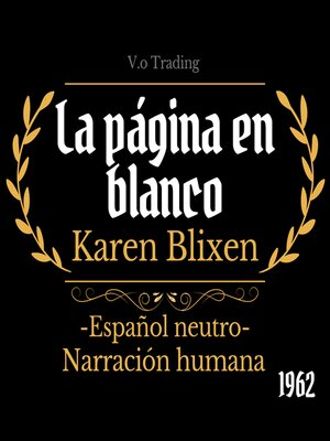 La página en blanco - Audiobook